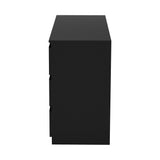 Essenza Modern 6 Chest Of Drawers Storage Cabinet | Elegant Wooden Fingerpull Storage Unit