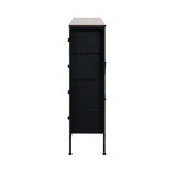 Prato Rustic Rattan Chest of Drawers Dresser Cabinet | Rattan Storage Unit Furniture Five Six Eight Draws