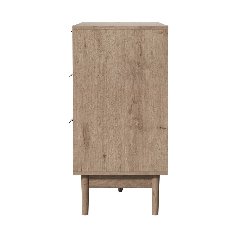 Centrum Aria 6 Drawer Tallboy Dresser | Modern Bedroom Storage Unit Cabinet