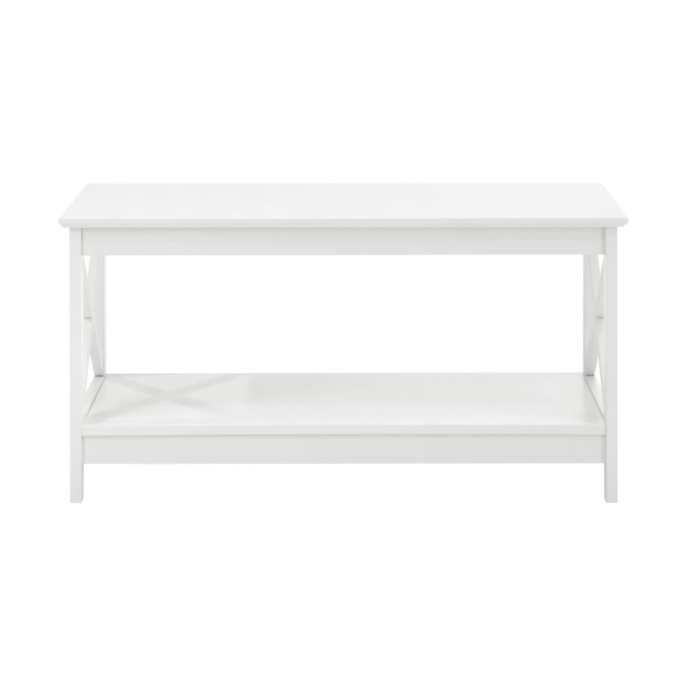 Palermo X-Beam 2 Tier Wooden Coffee Table | Modern Versatile Coffee Table