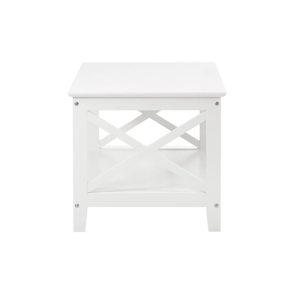 Palermo X-Beam 2 Tier Wooden Coffee Table | Modern Versatile Coffee Table