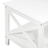Palermo X-Beam 2 Tier Wooden Coffee Table | Modern Versatile Coffee Table
