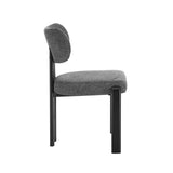 Set of Two Oslo Curved Modern Dining Chairs | Minimalist Luxury Designer Dining Chairs
