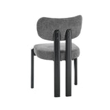Set of Two Oslo Curved Modern Dining Chairs | Minimalist Luxury Designer Dining Chairs