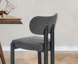 Set of Two Oslo Curved Modern Dining Chairs | Minimalist Luxury Designer Dining Chairs