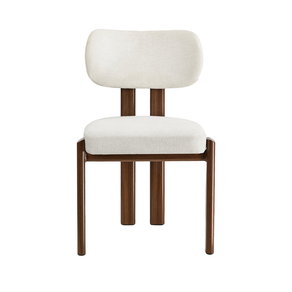 Set of Two Oslo Curved Modern Dining Chairs | Minimalist Luxury Designer Dining Chairs