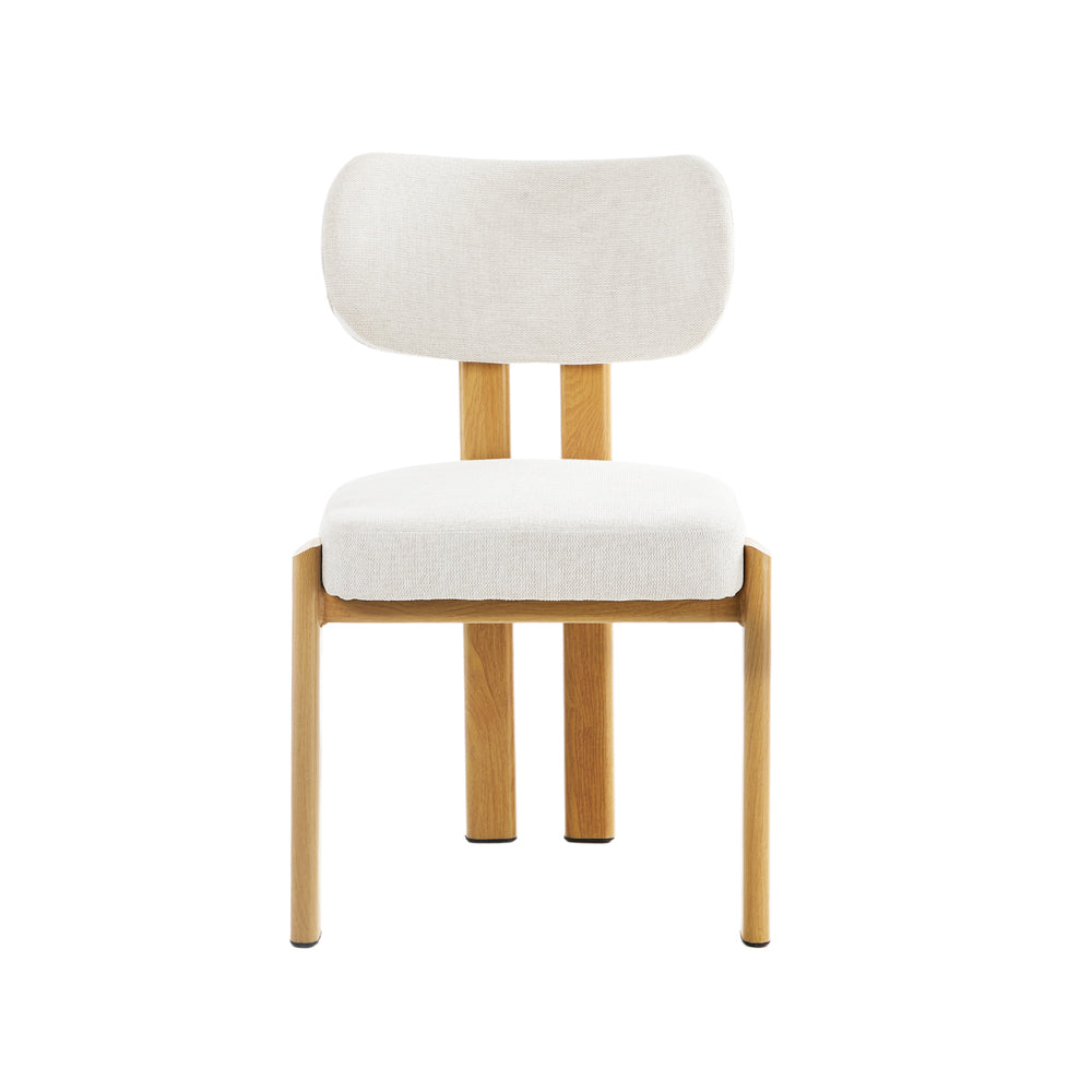 Set of Two Oslo Curved Modern Dining Chairs | Minimalist Luxury Designer Dining Chairs