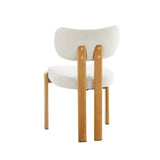 Set of Two Oslo Curved Modern Dining Chairs | Minimalist Luxury Designer Dining Chairs
