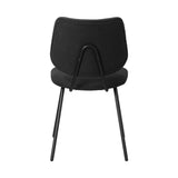 Set of Two Ferrara Fabric Dining Chairs | Premium Boucle or Fabric Dining Chair Set
