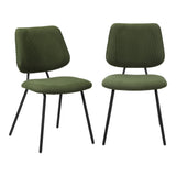 Set of Two Ferrara Fabric Dining Chairs | Premium Boucle or Fabric Dining Chair Set