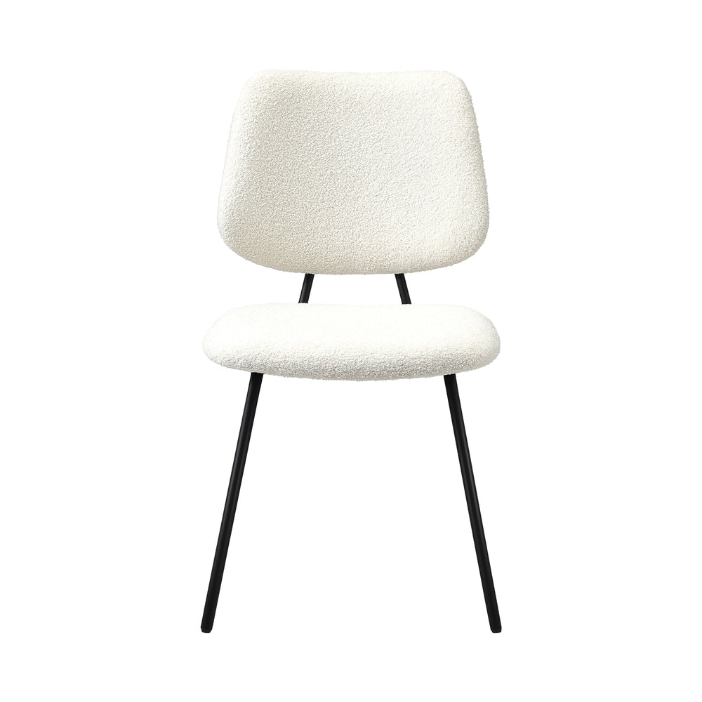 Set of Two Ferrara Fabric Dining Chairs | Premium Boucle or Fabric Dining Chair Set
