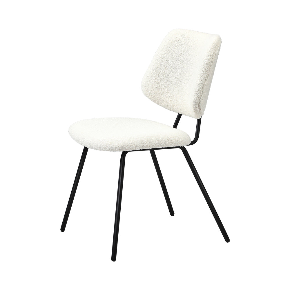 Set of Two Ferrara Fabric Dining Chairs | Premium Boucle or Fabric Dining Chair Set