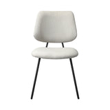 Set of Two Ferrara Fabric Dining Chairs | Premium Boucle or Fabric Dining Chair Set