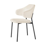 Set of Two Sierra Luxe Winged Boucle Fabric Dining Chairs | Premium Boucle or Fabric Dining Chair Set