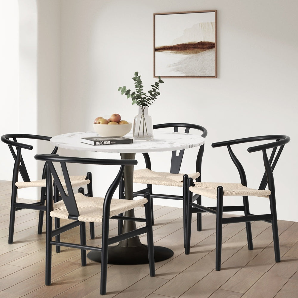 Designer Replica Hans Wegner Wishbone Chair | Retro Modern Wooden Wishbone Dining Chairs