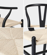 Designer Replica Hans Wegner Wishbone Chair | Retro Modern Wooden Wishbone Dining Chairs