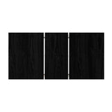 Julius Nero Extendable 120-160cm Dining Table Set | 5-7 Seater Premium All Black Modern Dining Table Set