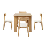 Orebello Extendable 120-160cm Dining Table Set | 5-7 Seater Premium Modern Dining Table Set