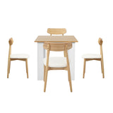 Orebello Extendable 120-160cm Dining Table Set | 5-7 Seater Premium Modern Dining Table Set