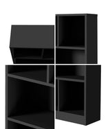 Milanese 8 Cube Wooden Display Unit | Modern Wooden Bookshelf Storage Shelving Unit