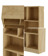 Milanese 8 Cube Wooden Display Unit | Modern Wooden Bookshelf Storage Shelving Unit