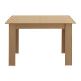Bianco Nuovo Extendable 120-160cm Dining Table | Wooden Finish Modern Kitchen Table