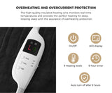 Nuvola Super Warm Electric Heated Blanket with Auto Off | 9 Heat Setting Fleece Electric Blanket