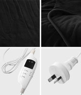 Nuvola Super Warm Electric Heated Blanket with Auto Off | 9 Heat Setting Fleece Electric Blanket