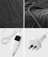 Nuvola Super Warm Electric Heated Blanket with Auto Off | 9 Heat Setting Fleece Electric Blanket