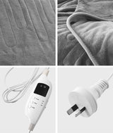Nuvola Super Warm Electric Heated Blanket with Auto Off | 9 Heat Setting Fleece Electric Blanket