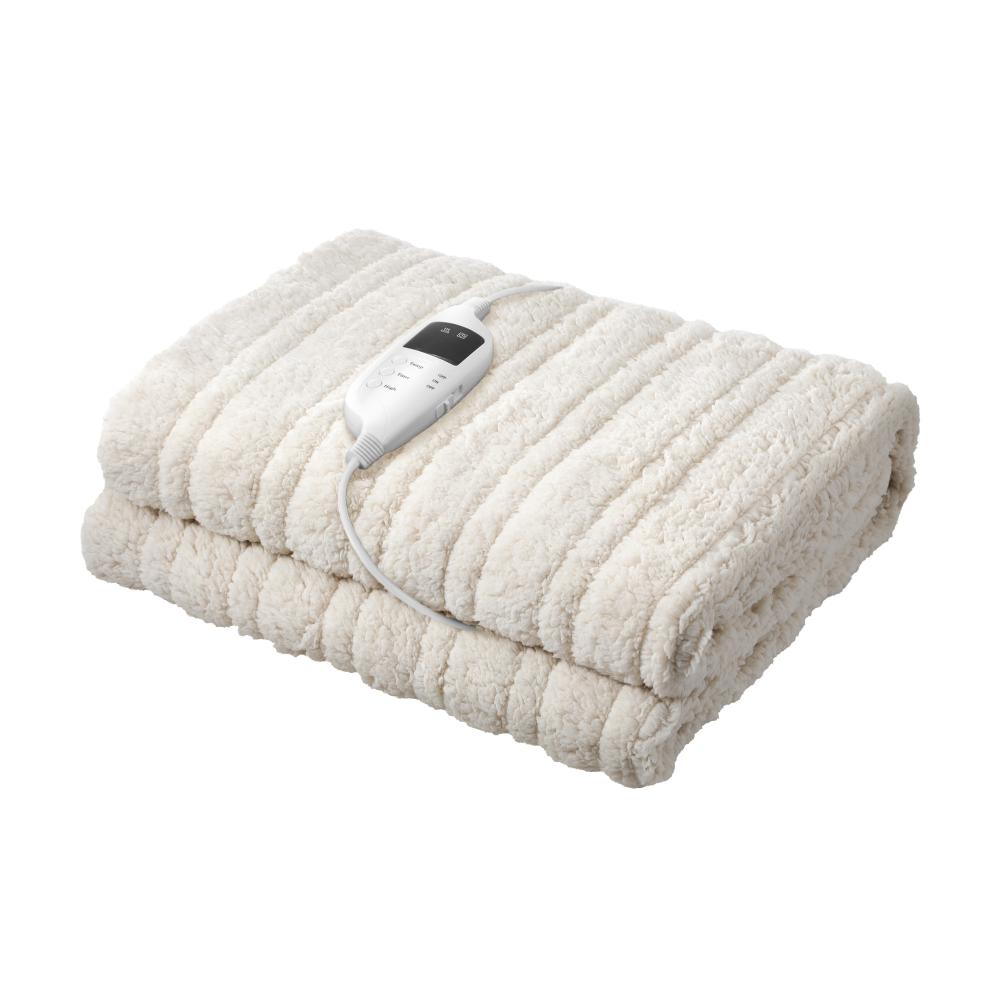 Nuvola Super Warm Electric Heated Blanket with Auto Off | 9 Heat Setting Fleece Electric Blanket