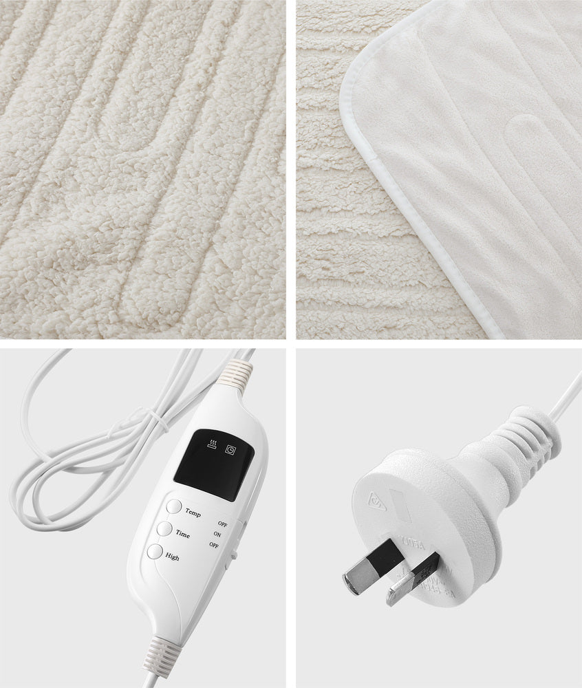 Nuvola Super Warm Electric Heated Blanket with Auto Off | 9 Heat Setting Fleece Electric Blanket