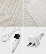 Nuvola Super Warm Electric Heated Blanket with Auto Off | 9 Heat Setting Fleece Electric Blanket