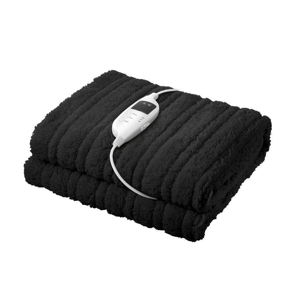 Nuvola Super Warm Electric Heated Blanket with Auto Off | 9 Heat Setting Fleece Electric Blanket