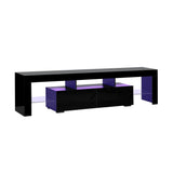 Spezia Nuvo LED 16 Light TV Cabinet 180cm Entertainment Unit | Hi Gloss TV Unit Stand