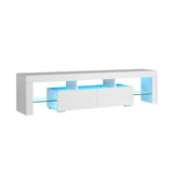 Spezia Nuvo LED 16 Light TV Cabinet 180cm Entertainment Unit | Hi Gloss TV Unit Stand