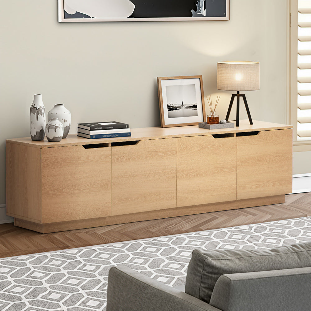 Urbino 180cm TV Entertainment Unit | Modern Four Door Large Storage TV Unit