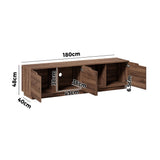 Urbino 180cm TV Entertainment Unit | Modern Four Door Large Storage TV Unit