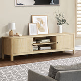 Amaro 160cm TV Entertainment Unit | Modern Style Ripple Front TV Cabinet with Storage