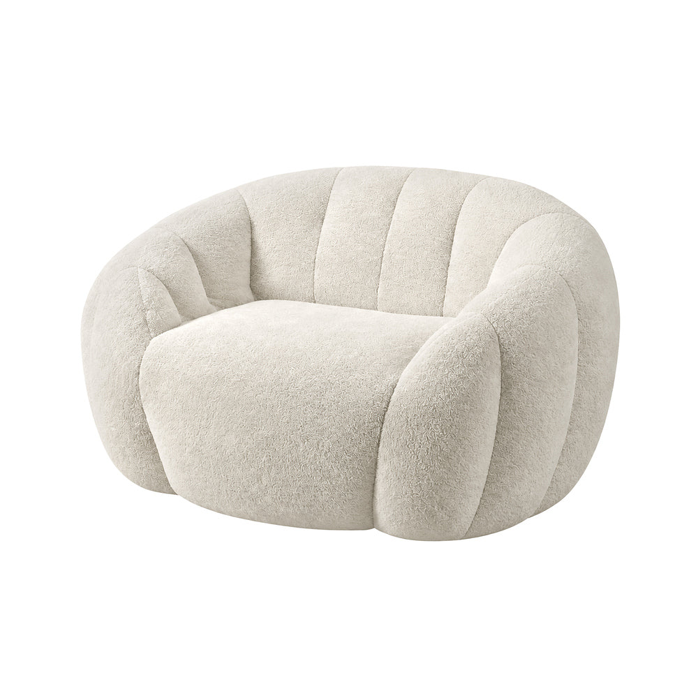 Lexi Super Soft Faux Rabbit Fleece Bean Bag | Soft Plush Fabric Floor Lounge