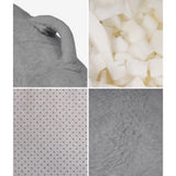 Lexi Super Soft Faux Rabbit Fleece Bean Bag | Soft Plush Fabric Floor Lounge
