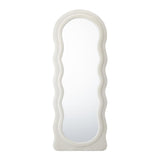 Piazzi Boucle XL Floor or Free Standing Designer Mirror | Abstract 166 x 60cm Feature Décor Mirror