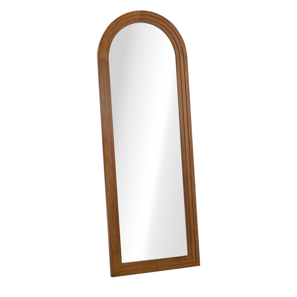 Imoli Arched 165 x 60cm Wall or Floor Designer Mirror | Modern Full Length Wooden Décor Mirror