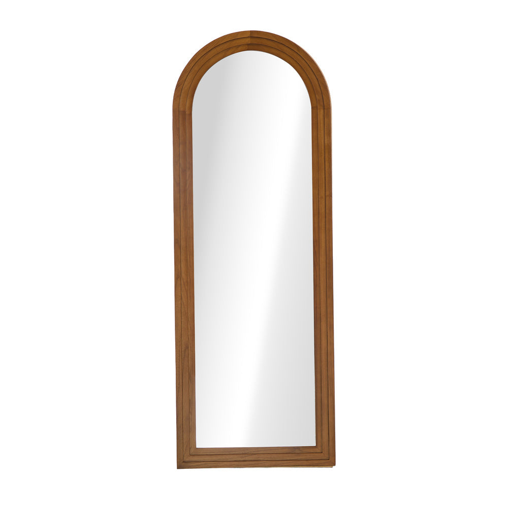 Imoli Arched 165 x 60cm Wall or Floor Designer Mirror | Modern Full Length Wooden Décor Mirror
