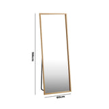 Miloso XL Floor or Free Mounted Mounted Designer Mirror |Rectangular 166 x 60cm Feature Décor Mirror