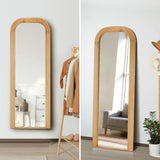 Astore Arched 165 x 60cm Wall or Floor Designer Mirror | Modern Full Length Wooden Décor Mirror