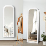 Astore Arched 165 x 60cm Wall or Floor Designer Mirror | Modern Full Length Wooden Décor Mirror