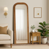 Astore Arched 165 x 60cm Wall or Floor Designer Mirror | Modern Full Length Wooden Décor Mirror