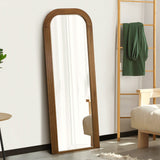 Astore Arched 165 x 60cm Wall or Floor Designer Mirror | Modern Full Length Wooden Décor Mirror