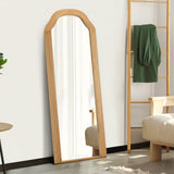 Versailles Arched 165 x 60cm Wall or Floor Designer Mirror | Modern Full Length Wooden Décor Mirror